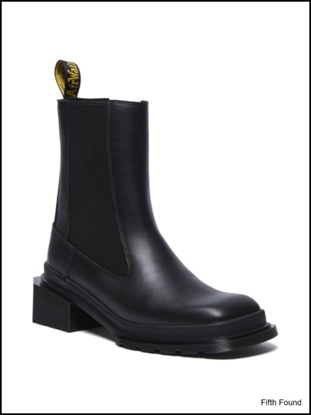 Dr. Martens Maybole Chelsea Ankle Boots Wanama Leather Square Toe